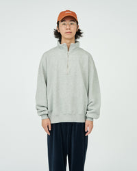 FreshService  HEAVY OZ HALF ZIP PULLOVER H.GRAY