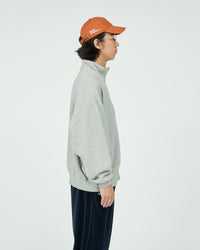 FreshService HEAVY OZ HALF ZIP PULLOVER H.GRAY
