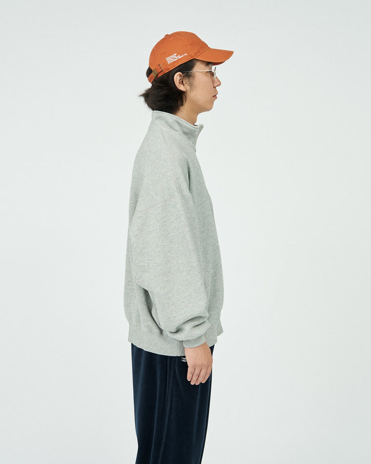 FreshService  HEAVY OZ HALF ZIP PULLOVER H.GRAY