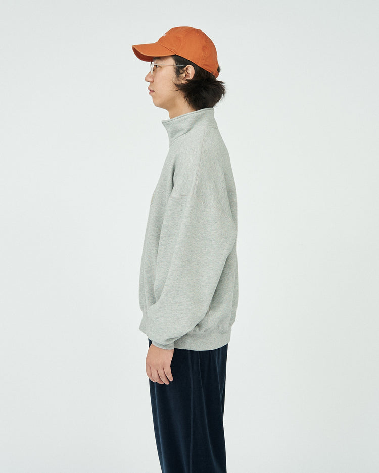 FreshService  HEAVY OZ HALF ZIP PULLOVER H.GRAY