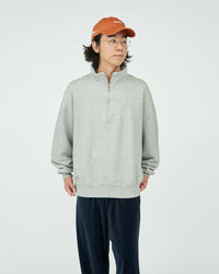 FreshService  HEAVY OZ HALF ZIP PULLOVER H.GRAY