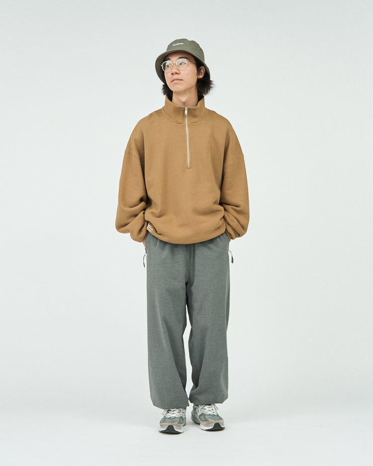 FreshService  HEAVY OZ HALF ZIP PULLOVER COYOTE