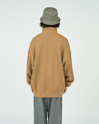 FreshService HEAVY OZ HALF ZIP PULLOVER COYOTE