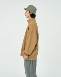 FreshService HEAVY OZ HALF ZIP PULLOVER COYOTE