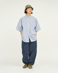 FreshService / CORPORATE UNIFORM S/S SHIRT GREEN STRIPE