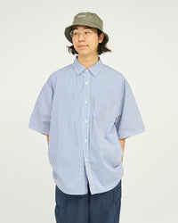 FreshService  CORPORATE UNIFORM S/S SHIRT GREEN STRIPE