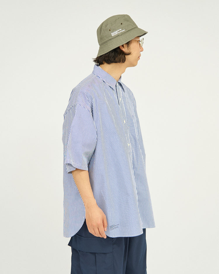 FreshService  CORPORATE UNIFORM S/S SHIRT GREEN STRIPE