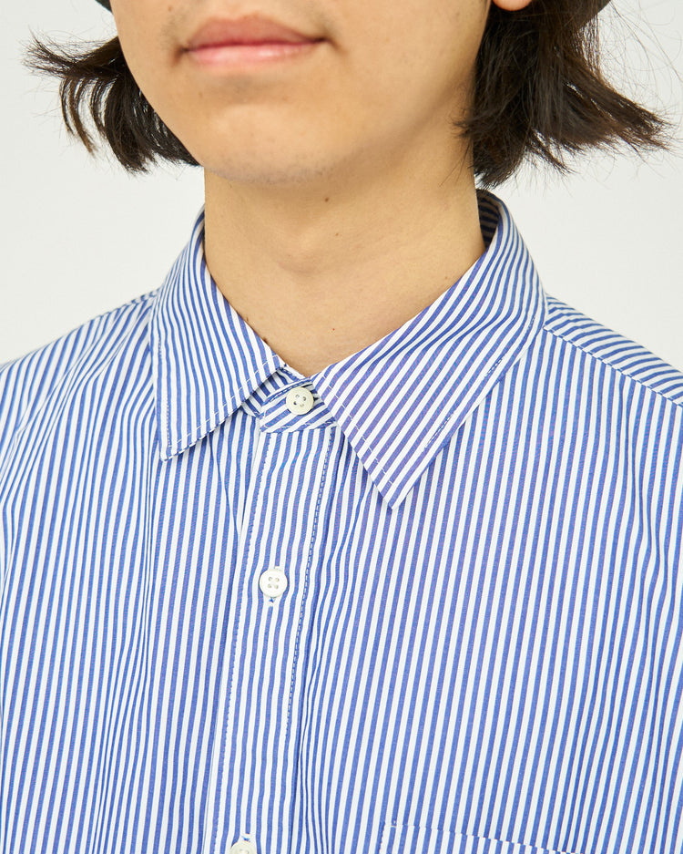 FreshService / CORPORATE UNIFORM S/S SHIRT BLUE STRIPE