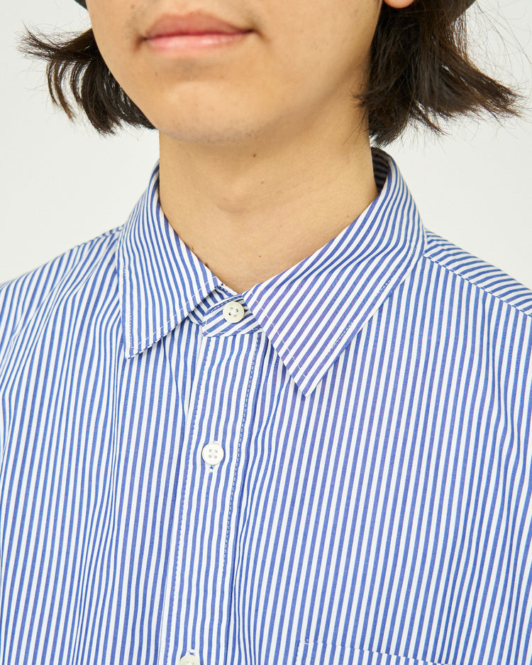 FreshService  CORPORATE UNIFORM S/S SHIRT GREEN STRIPE