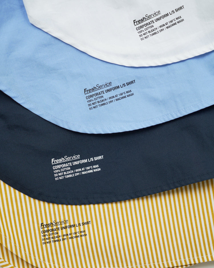 FreshService CORPORATE UNIFORM L/S SHIRT L.BLUE