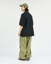 FreshService  DRY PIQUE JERSEY S/S POLO BLACK
