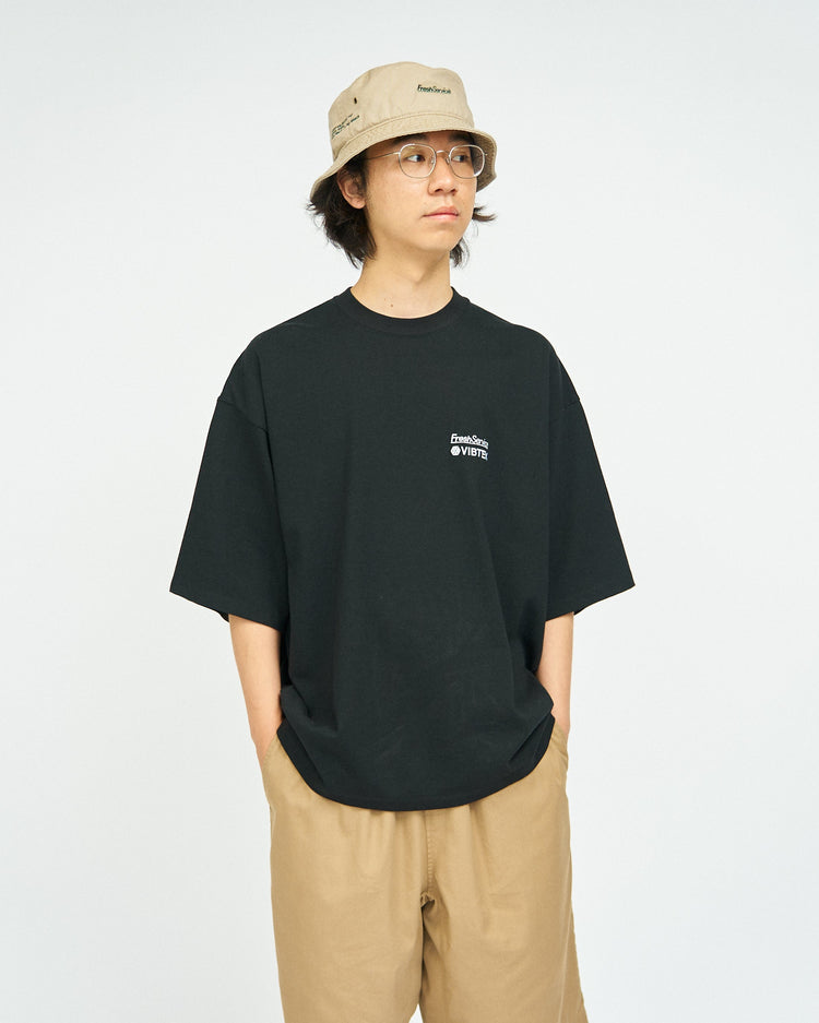 FreshService / VIBTEX for FreshService S/S CREW NECK TEE BLACK