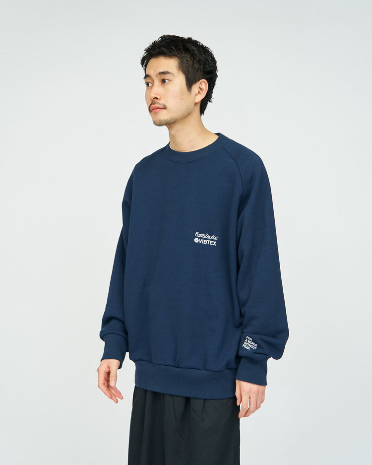 FreshService VIBTEX for FreshService SWEAT CREW NECK PULLOVER NAVY