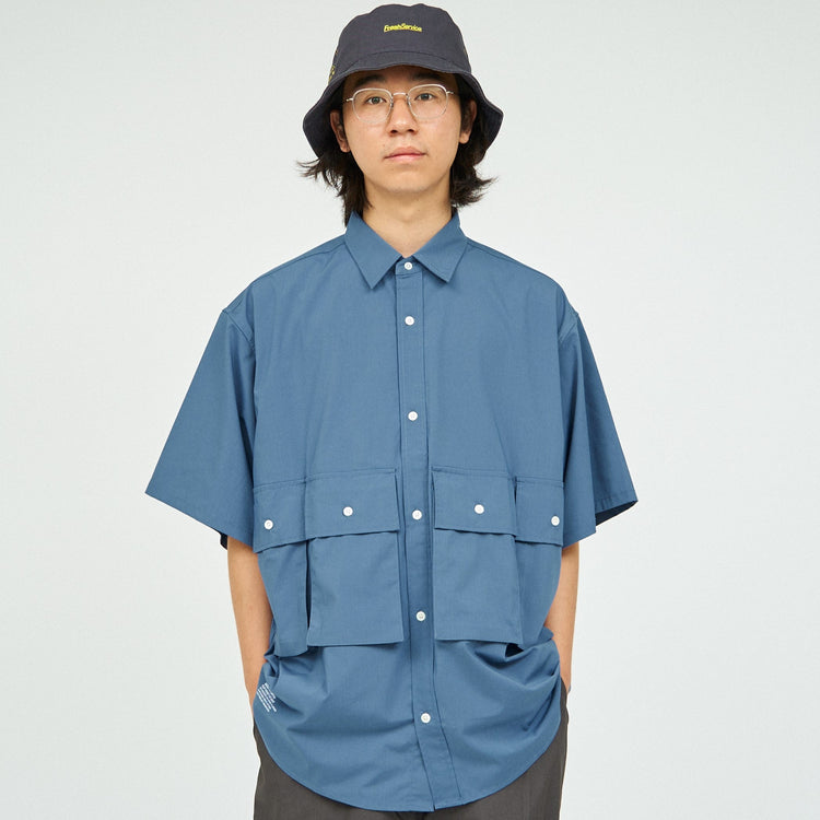 FreshService / MICRO TYPEWRITER FLAP POCKET S/S SHIRT