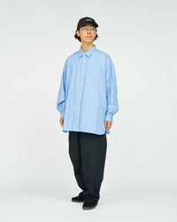 FreshService CORPORATE UNIFORM L/S SHIRT L.BLUE