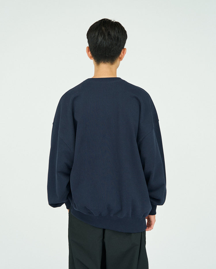 FreshService / LIGHT OZ CREW NECK SWEAT NAVY