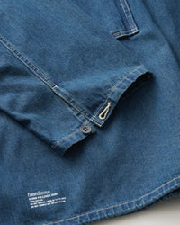 FreshService DENIM PULLOVER SHIRT FADE INDIGO