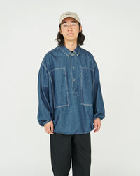 FreshService / DENIM PULLOVER SHIRT FADE INDIGO