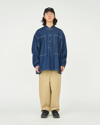 FreshService DENIM PULLOVER SHIRT ONE WASH