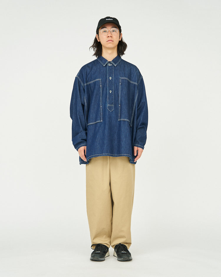 FreshService DENIM PULLOVER SHIRT ONE WASH
