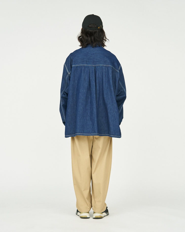 FreshService DENIM PULLOVER SHIRT ONE WASH