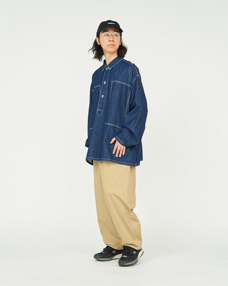 FreshService DENIM PULLOVER SHIRT ONE WASH