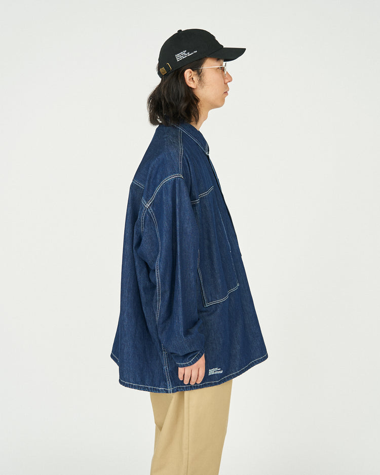 FreshService DENIM PULLOVER SHIRT ONE WASH