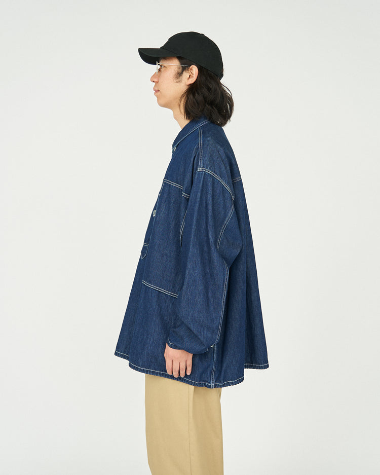 FreshService DENIM PULLOVER SHIRT ONE WASH