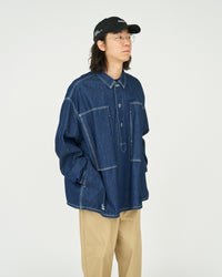 FreshService DENIM PULLOVER SHIRT ONE WASH