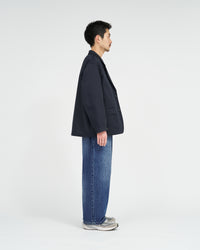 FreshService CORPORATE DENIM EASY PANTS DARK WASH