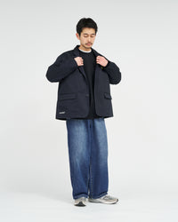 FreshService CORPORATE DENIM EASY PANTS DARK WASH