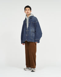 FreshService  CORPORATE DENIM ENGINEER JACKET DARK WASH