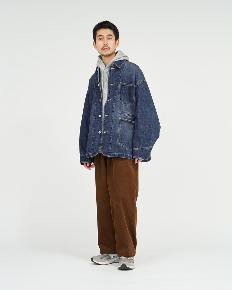 FreshService  CORPORATE DENIM ENGINEER JACKET DARK WASH