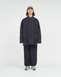 FreshService  CORPORATE DENIM EASY PANT ONEWASH