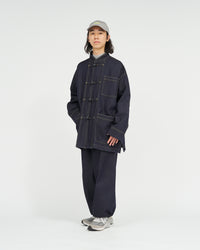 FreshService  CORPORATE DENIM EASY PANTS ONE WASH