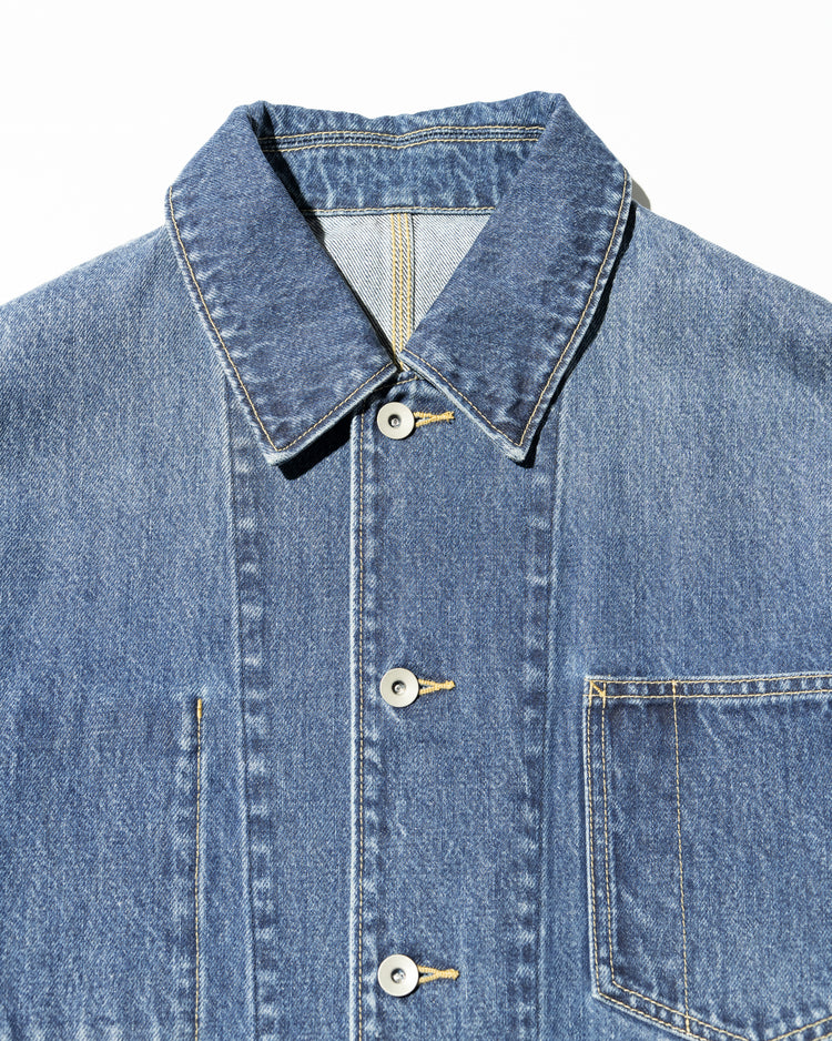 FreshService  CORPORATE DENIM ENGINEER JACKET LIGHT WASH