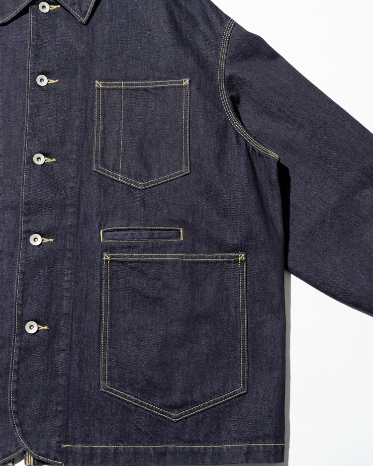 FreshService  CORPORATE DENIM ENGINEER JACKET ONE WASH