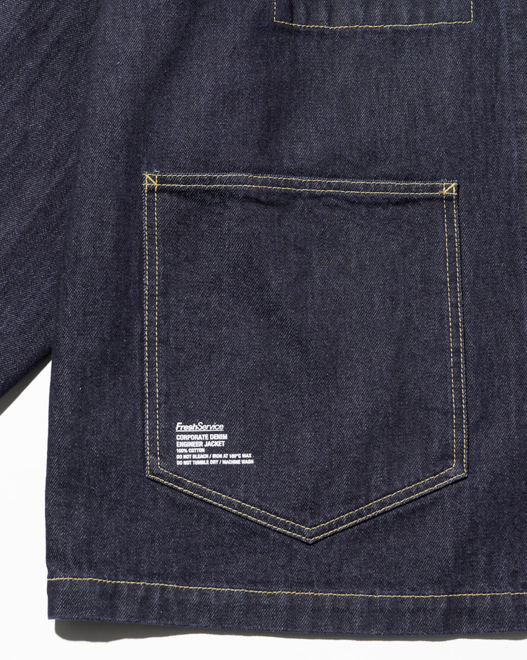 FreshService  CORPORATE DENIM ENGINEER JACKET ONE WASH