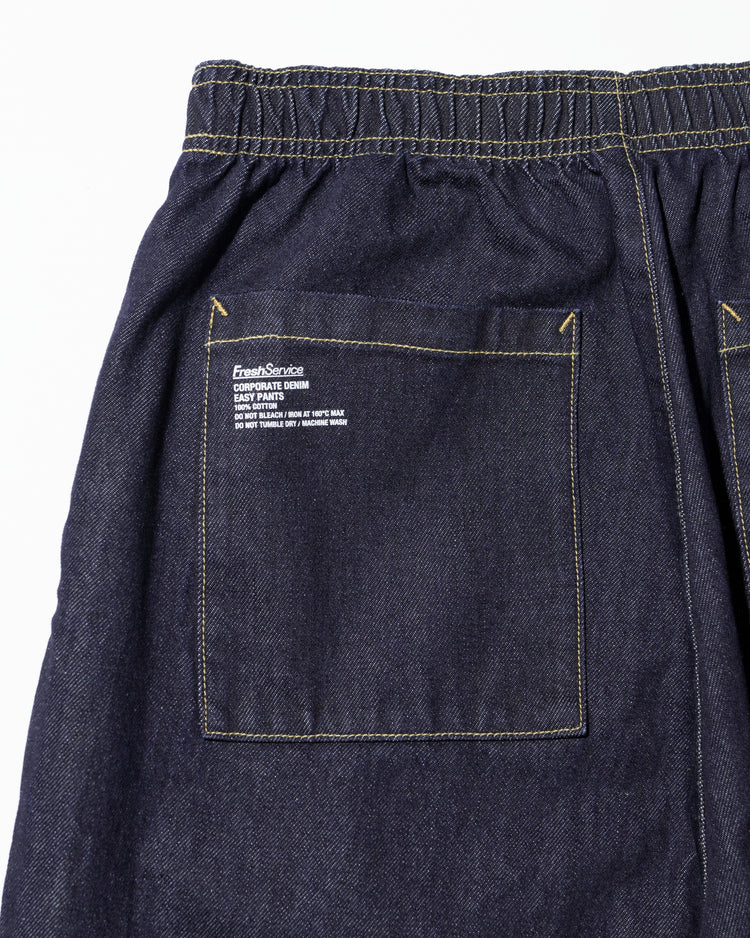FreshService  CORPORATE DENIM EASY PANTS ONE WASH