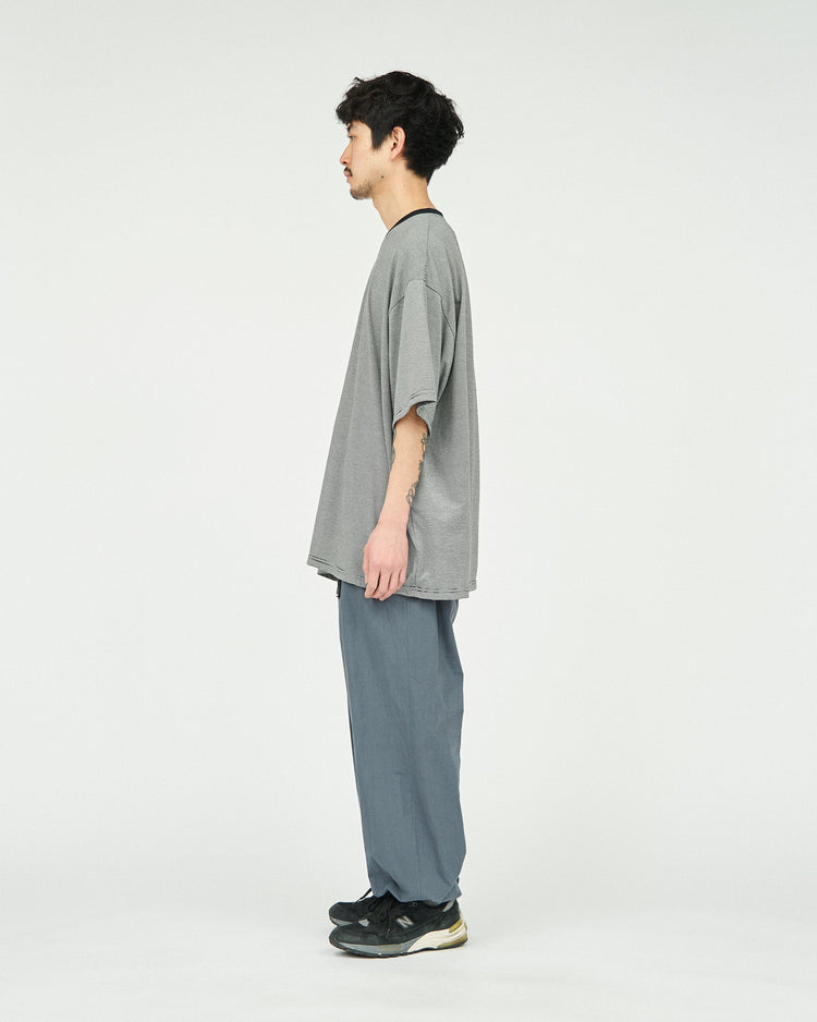 FreshService / MICRO BORDER S/S TEE WHITE*BLACK