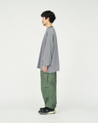 FreshService / MICRO BORDER L/S TEE WHITE*NAVY
