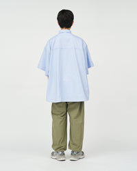 FreshService / DRY OXFORD FLAP POCKET S/S SHIRT BLUE