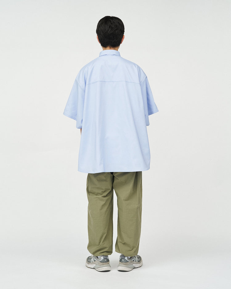 FreshService / DRY OXFORD FLAP POCKET S/S SHIRT BLUE