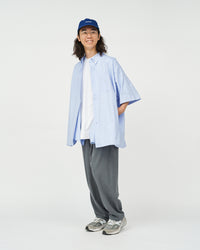 FreshService  DRY OXFORD CORPORATE S/S B.D SHIRT  BLUE