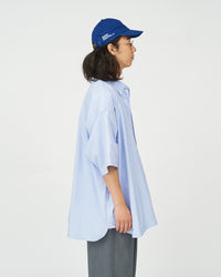 FreshService  DRY OXFORD CORPORATE S/S B.D SHIRT  BLUE