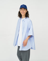 FreshService  DRY OXFORD CORPORATE S/S B.D SHIRT  BLUE