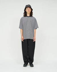 FreshService / MICRO BORDER S/S TEE  WHITE*BLACK