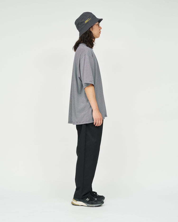 FreshService  MICRO BORDER S/S TEE  WHITE*NAVY