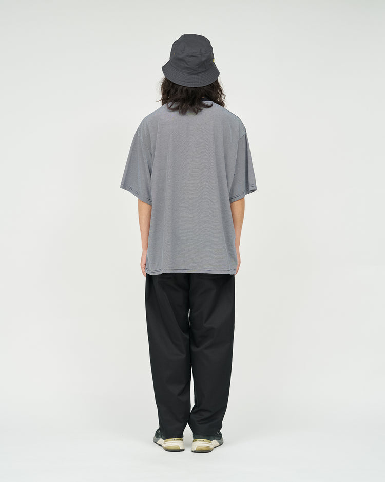 FreshService  MICRO BORDER S/S TEE  WHITE*NAVY