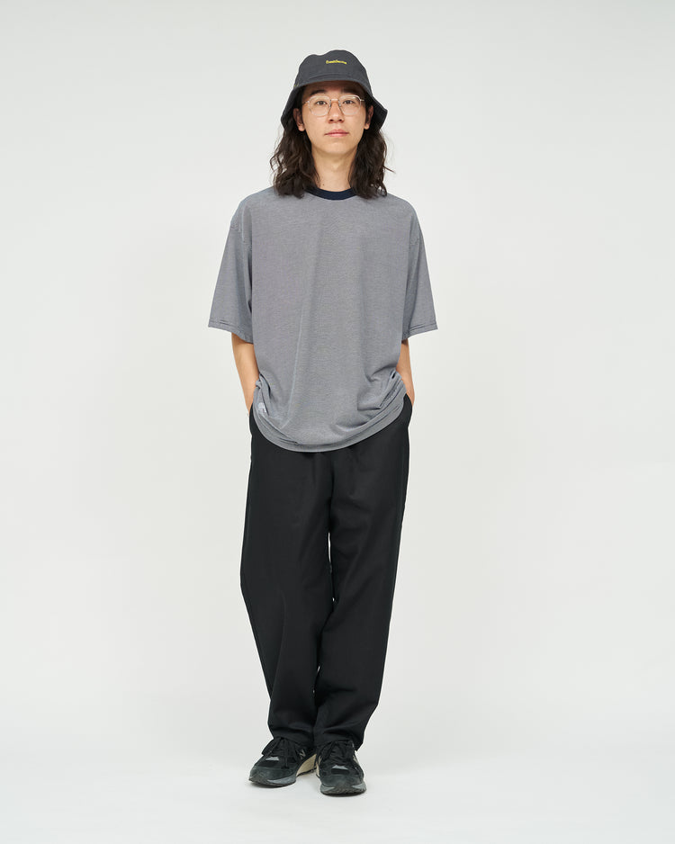 FreshService  MICRO BORDER S/S TEE  WHITE*NAVY